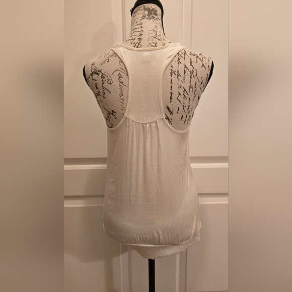 Express Rhinestone Tank Off White Size XS - Picture 10 of 12